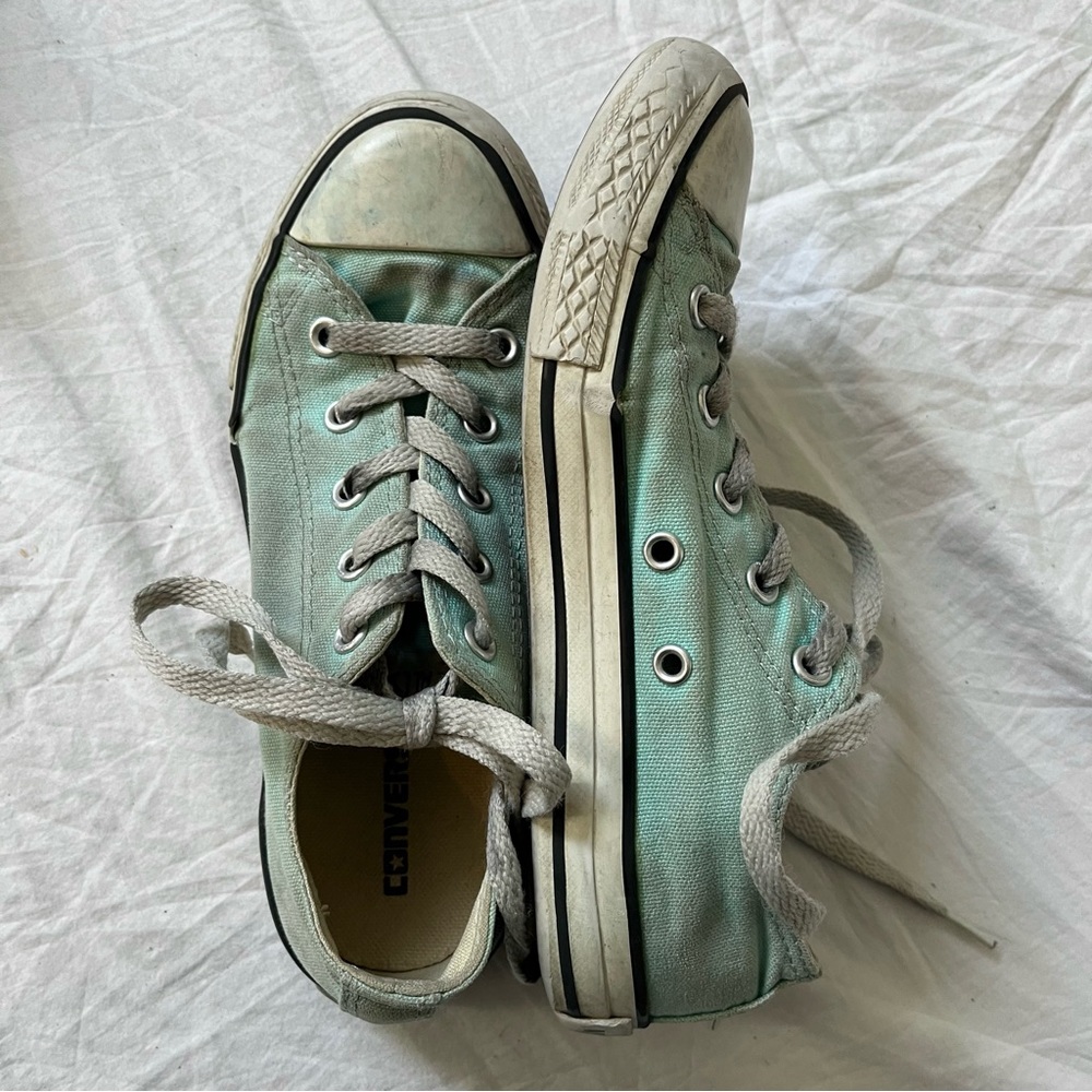 🧚teal converse low tops🧚